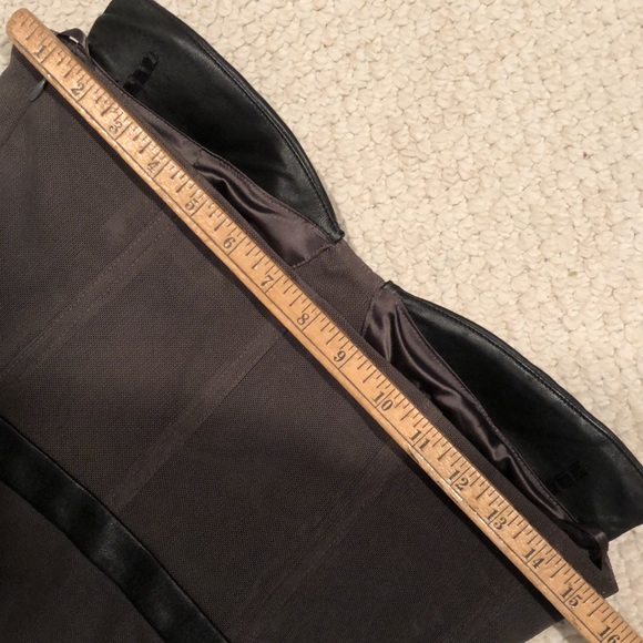 Blanquette Label grey mesh strapless dress with lamb leather detail - Picture 15 of 16